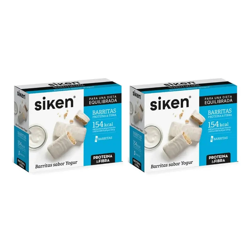 Siken Barritas Sustitutivas Sabor Yogur, 2X8 Unidades