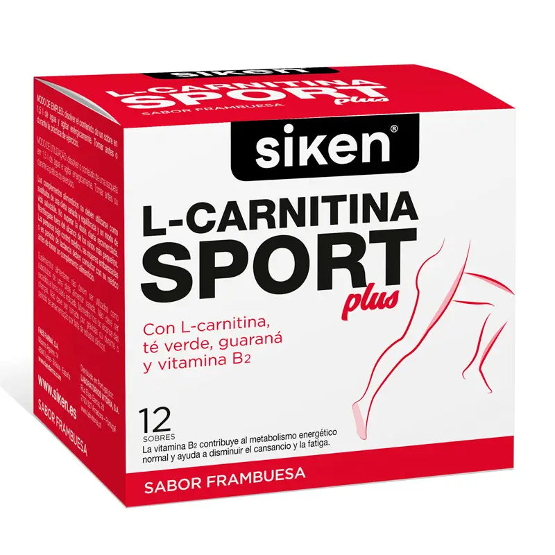 Siken L-Carnitina Sport Plus Sabor Frambuesa disminuye el cansancio Siken L-Carnitina Sport Plus Sabor Frambuesa disminuye el cansancio
