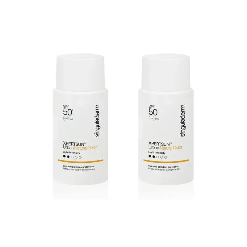 Singuladerm Xpertsun Spf50+ Urban Natural Color Light Intensity, 2 Unidades