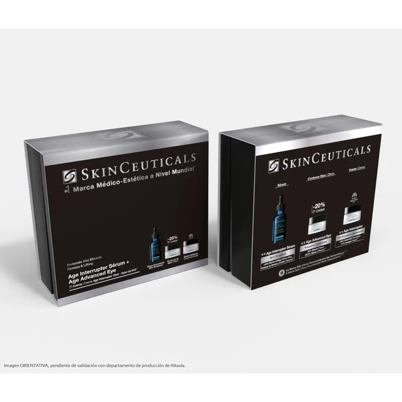 Skinceuticals Protocolo Firmeza Y Lifting Age Interrupter Serum + Age Advanced Eye