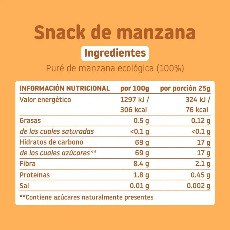 Smileat Sminolas Manzana Eco 25g
