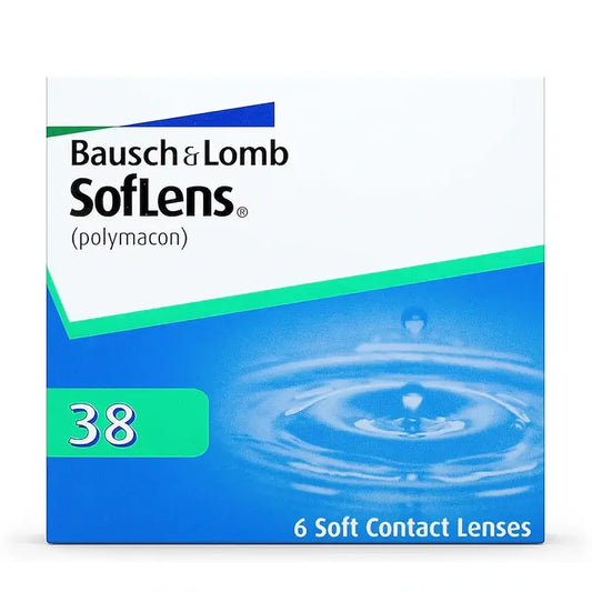 Soflens 38 Lentillas Esféricas Mensuales , 6 unidades