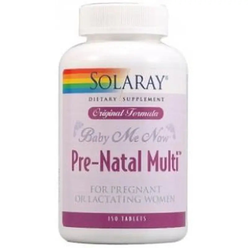 Solaray Baby Me Now Prenatal Multi 150 Comprimidos