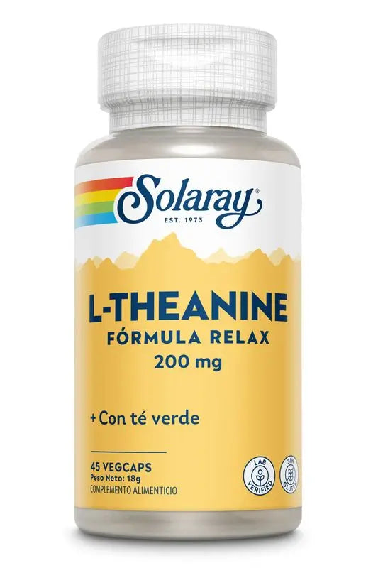 Solaray L Theanine 200 Mg, 45 Cápsulas