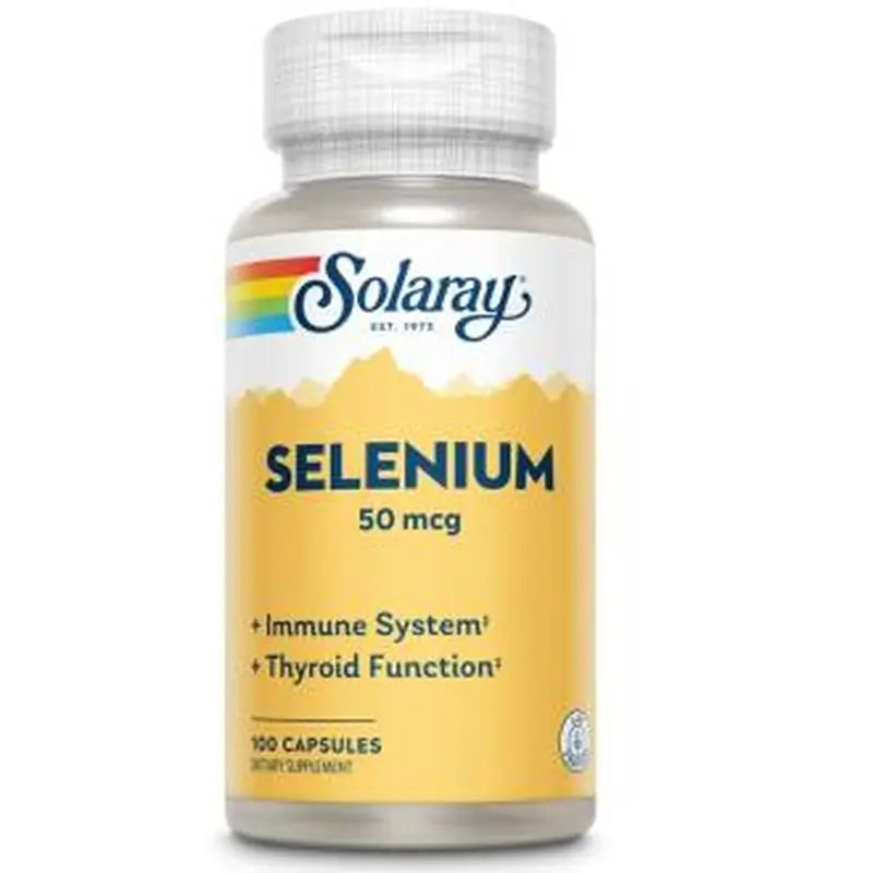 Solaray Selenium 50Mcg. 100 Cápsulas