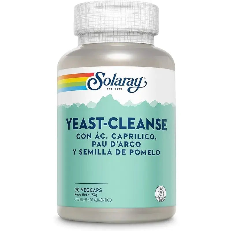 Solaray Yeast Cleanse 90 Cápsulas