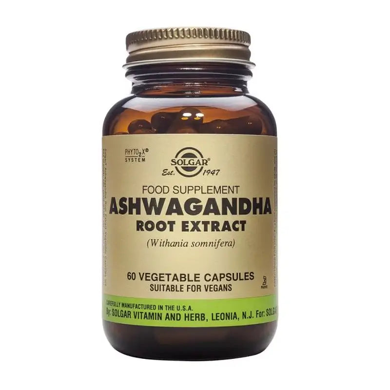 Solgar Ashwagandha, 60 Cápsulas