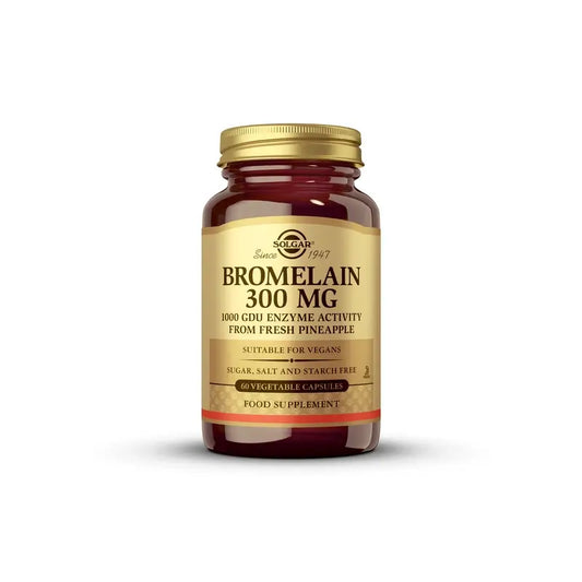 Solgar Bromelina 300mg, 60 Cápsulas
