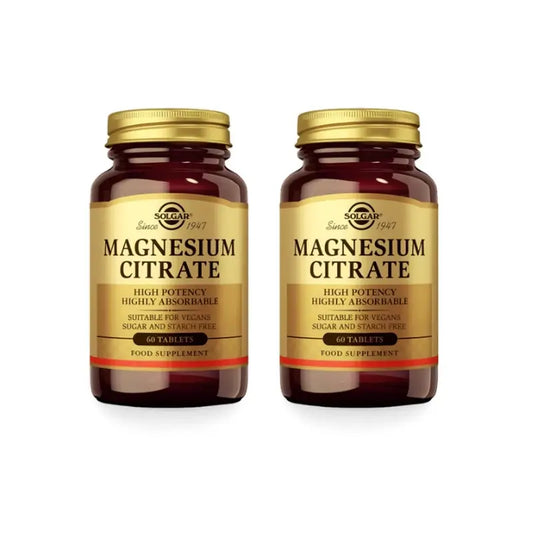 Solgar Citrato de Magnesio, 2x120 Comprimidos