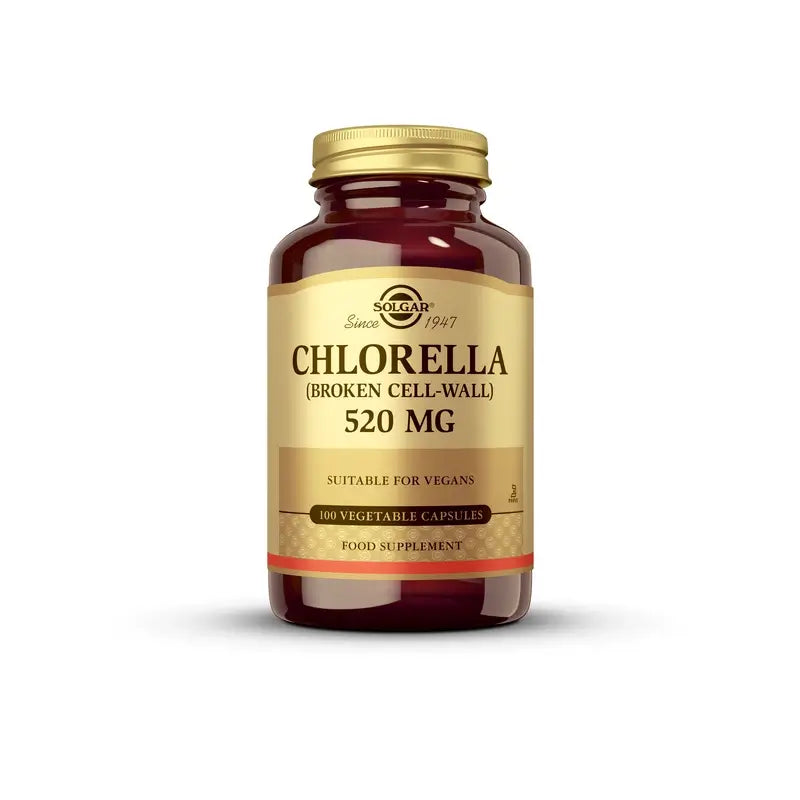 Solgar Clorella 520mg, 100 Cápsulas