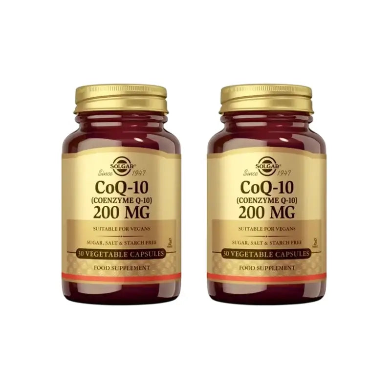 Solgar Coenzima Q10 200Mg, 2X30 Cápsulas