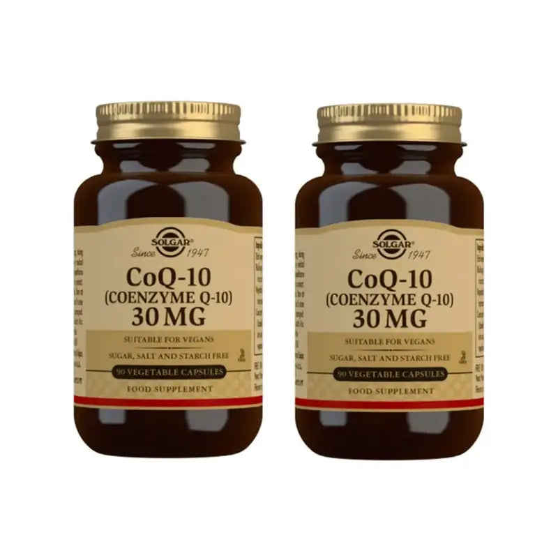 Solgar Maxi Coenzima Q10 30 Mg, 2X90 Cápsulas Vegetales