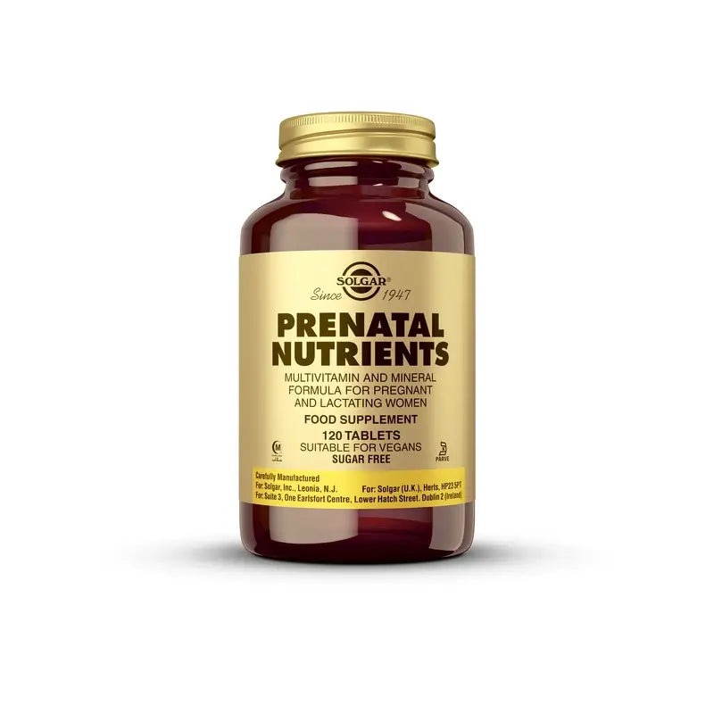 Solgar Nutrients Prenatales, 120 comprimidos
