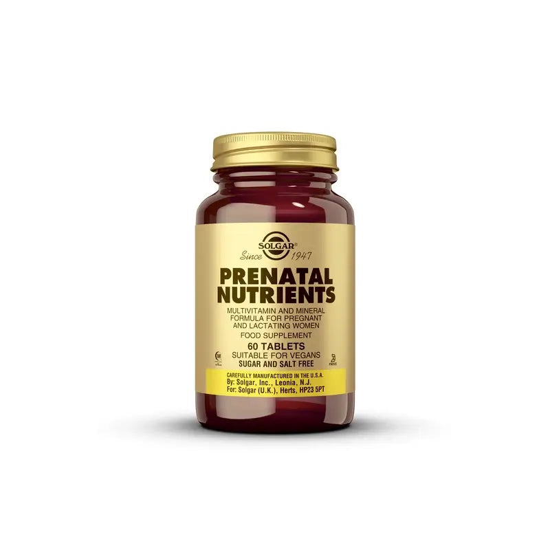 Solgar Nutrients Prenatales, 60 comprimidos