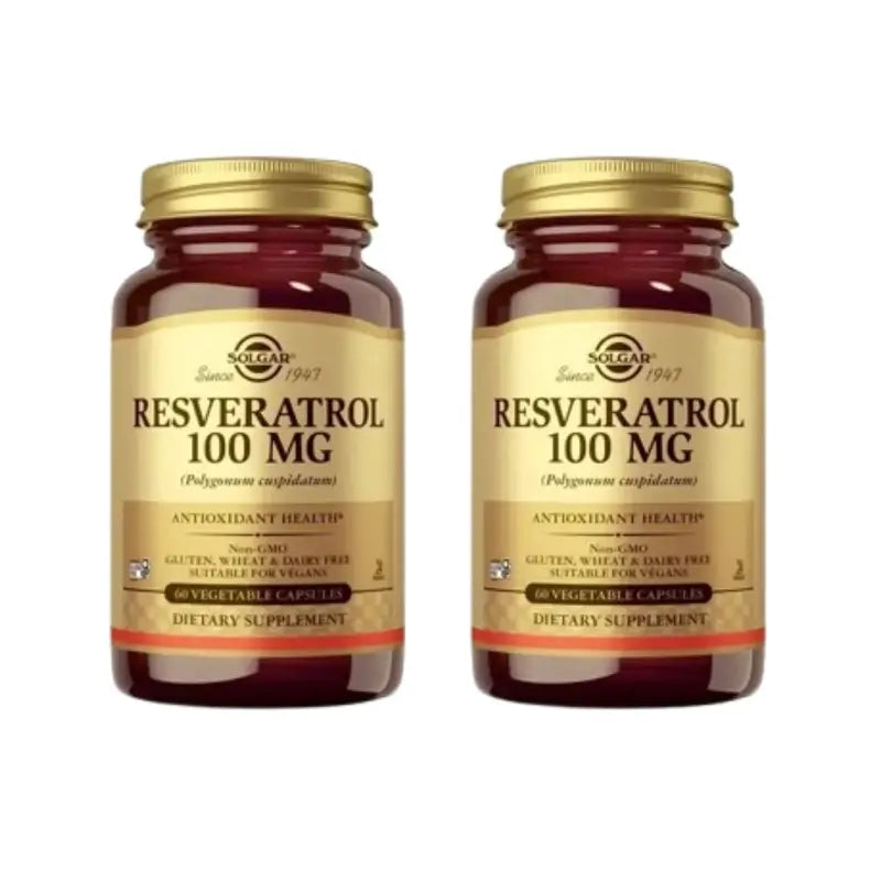 Solgar Resveratrol, 2X60 Cápsulas Vegetales