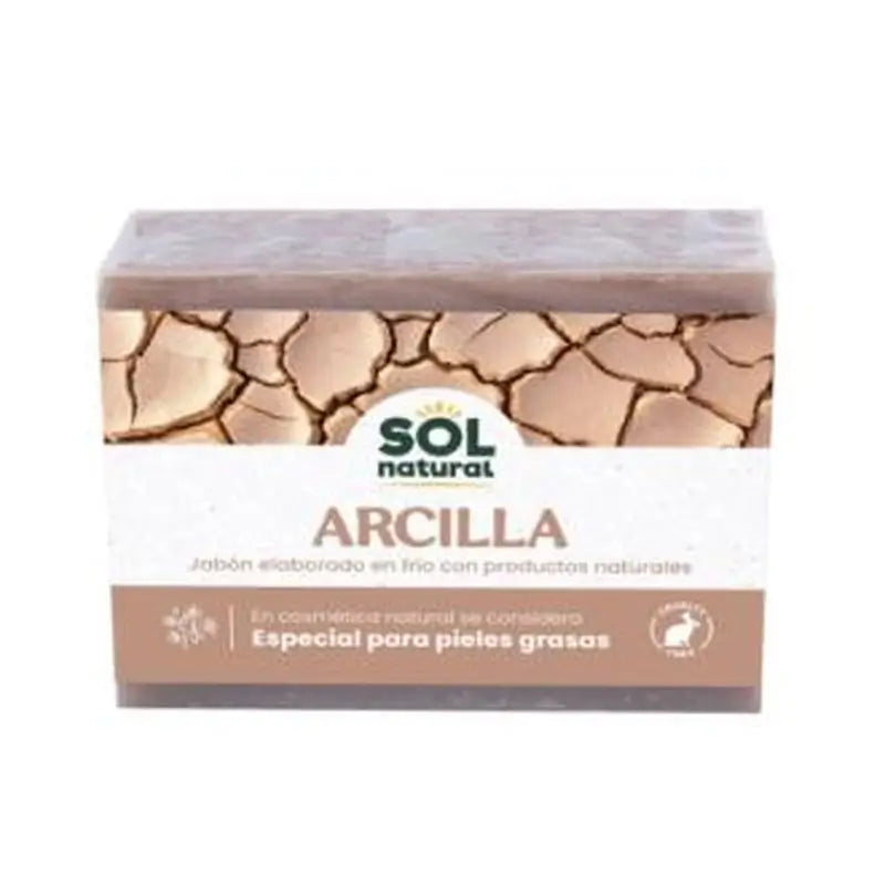 Solnatural Jabon En Pastilla De Arcilla Acne 100Gr.