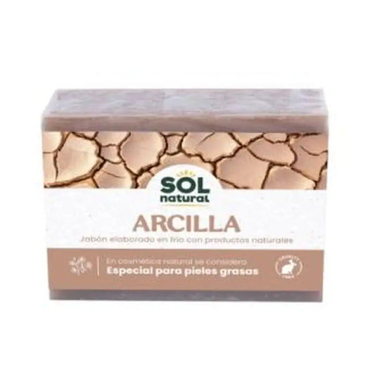 Solnatural Jabon En Pastilla De Arcilla Acne 100Gr.