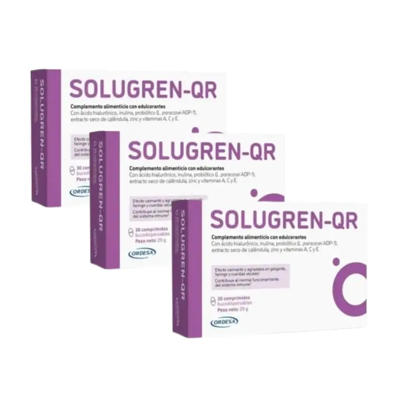 Solugren Complementos Qr Pack 3 x 30 comprimidos