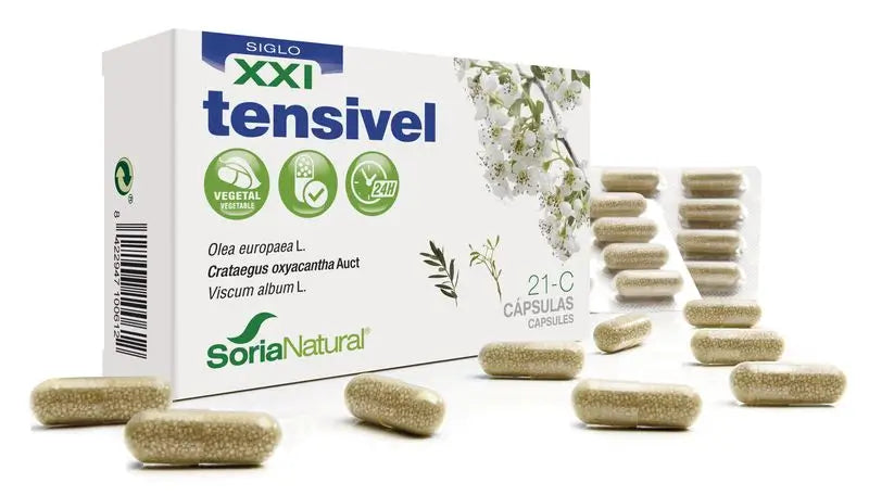 Soria Natural 21-C Tensivel 600 Mg Liberacion Prolongada, 30 Cápsulas