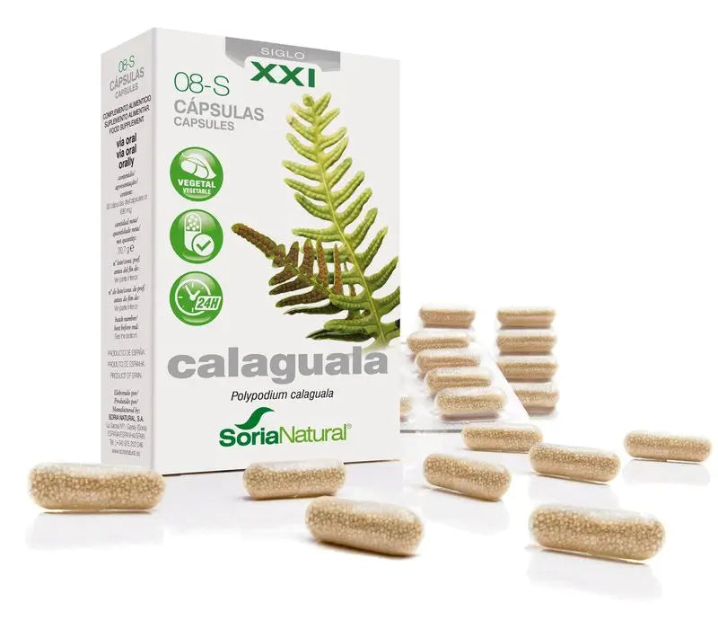 Soria Natural 8-S Calaguala 310 Mg Liberacion Prolongada, 30 Cápsulas
