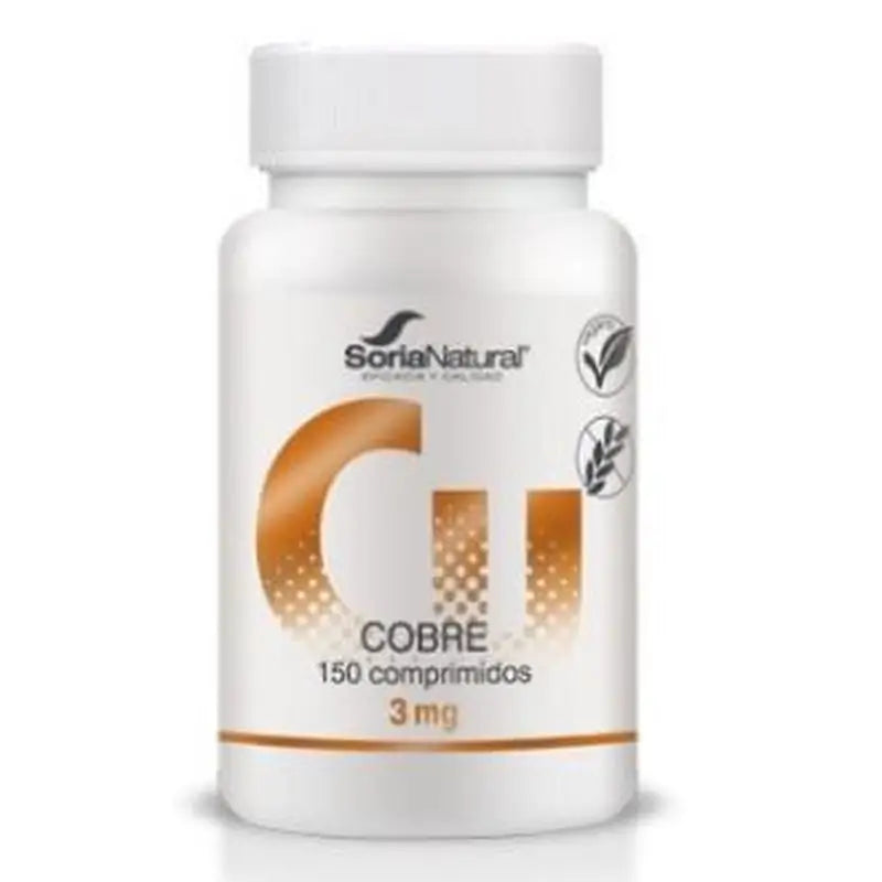 Soria Natural Cobre Liberacion Sostenida 250Mg 150 Comprimidos