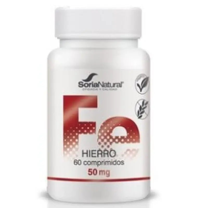 Soria Natural Hierro Liberacion Sostenida 50Mg 60 Comprimidos