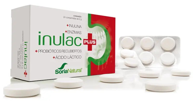 Soria Natural Inulac Plus, 24 Comprimidos De 2 Gr