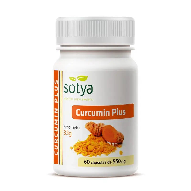 Sotya Curcumin Plus 550 Mg, 60 Cápsulas