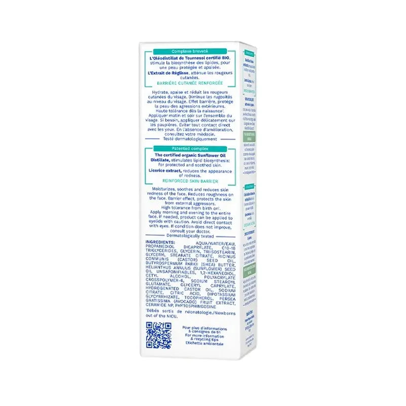 Mustela Stelatopia Crema Facial Emoliente, 40 ml