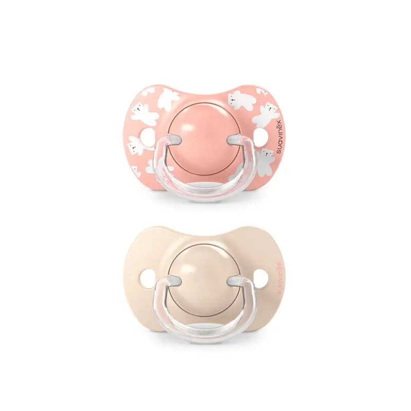 Suavinex Chupetes Tetina Sx Pro 6/18 Meses Wild&Free Rosa, 2 unidades
