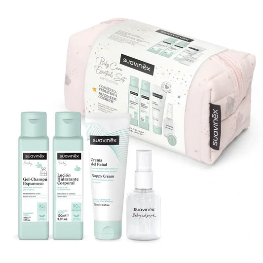 Suavinex Neceser Bebés Viaje De Tela, Rosa