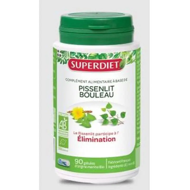 Superdiet Diente De Leon + Abedul 90 Cápsulas Bio