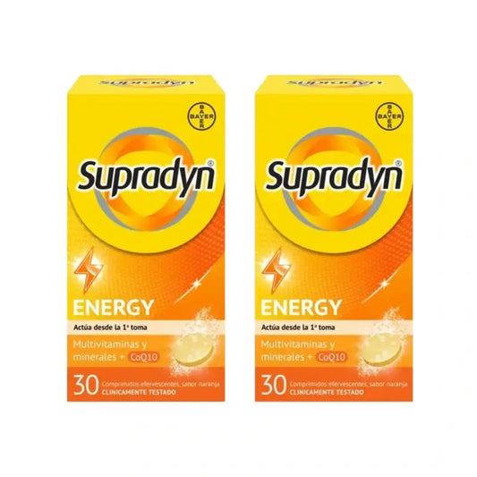 Supradyn Energy Vitaminas y Energía, 2x30 Comprimidos Efervescentes