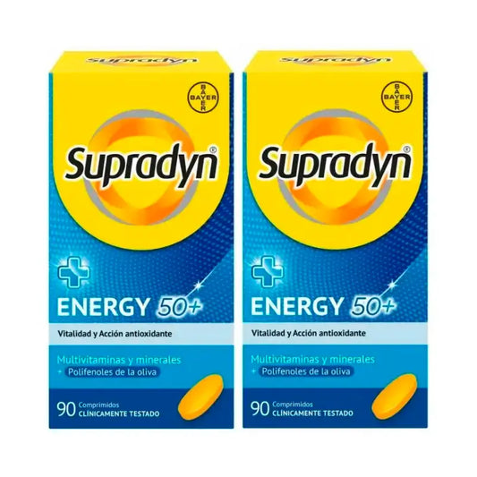 Supradyn Activo 50+ Pack 2 x 90 comprimidos