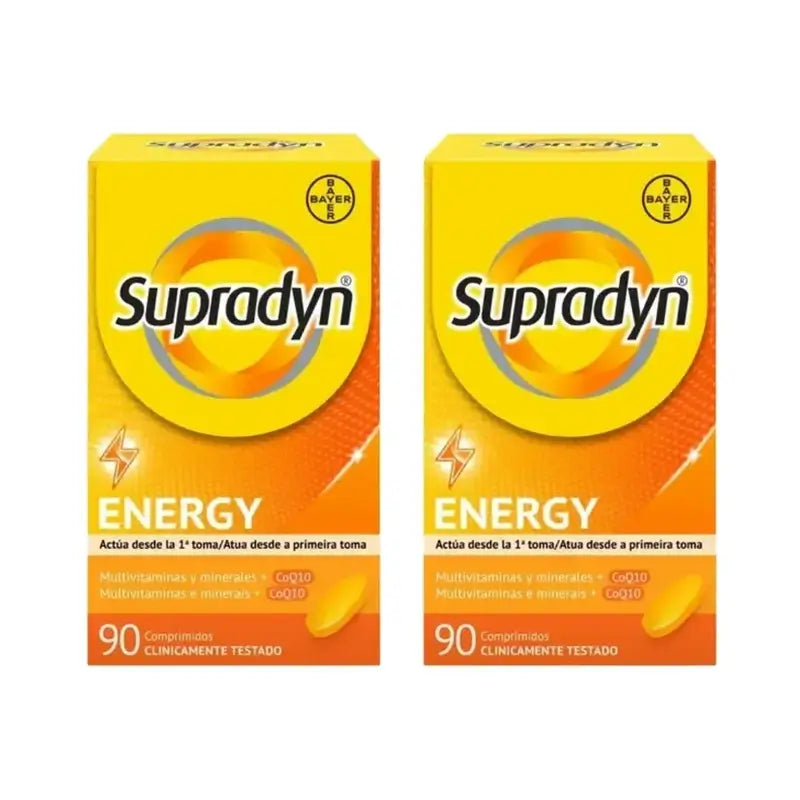 Supradyn Energy Vitaminas, Minerales y Energía Diaria, 2X90 comprimidos