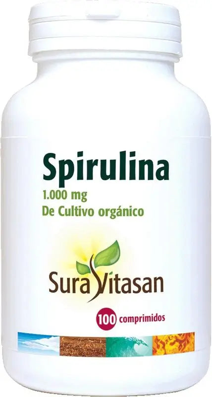 Sura Vitas Espirulina 1000 Mg, 100 Comprimidos