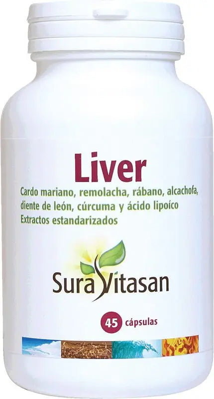 Sura Vitas Liver 725 Mg, 45 Cápsulas