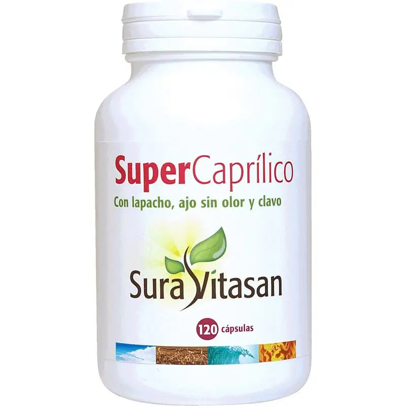 Sura Vitas Super Caprilico , 120 cápsulas