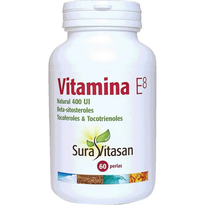 Sura Vitas Vitamina E8 Natural 400Ui , 60 perlas