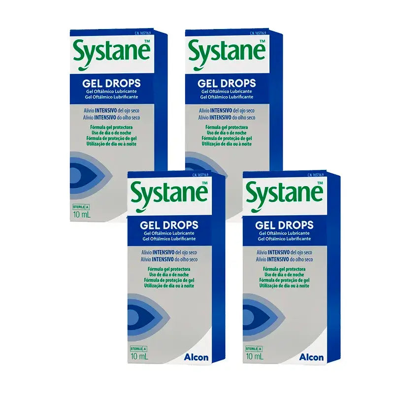 Compra Systane Gel Drops, Pack 4 X 10 Ml al mejor precio. Compra Systane Gel Drops, Pack 4 X 10 Ml al mejor precio.
