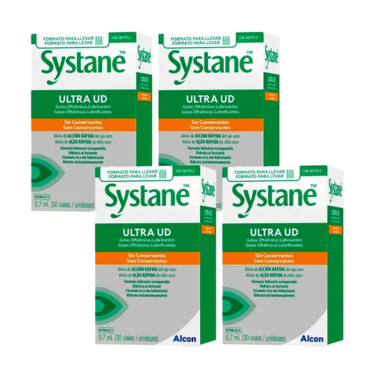 Systane Ultra, Pack 4 X 30 Unidades 0,7 Ml