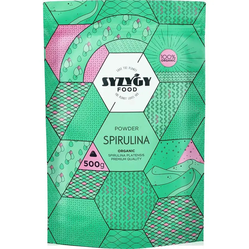 Syzygy Complemento Alimenticio Espirulina En Polvo EcológicaCertificada , 500 gr