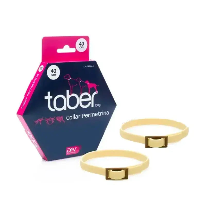Taberdog Collar Permetrina, Pack 2 x 40Cm
