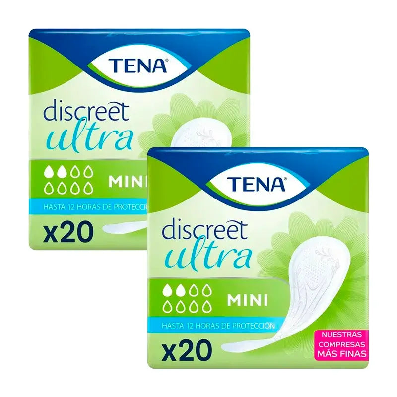 Tena Pack Lady Mini, 2 X 20 Unidades