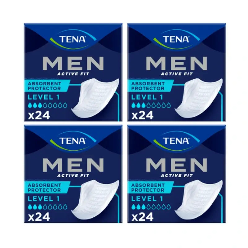 Tena Pack Men Level 1, 4 X 24 Unidades