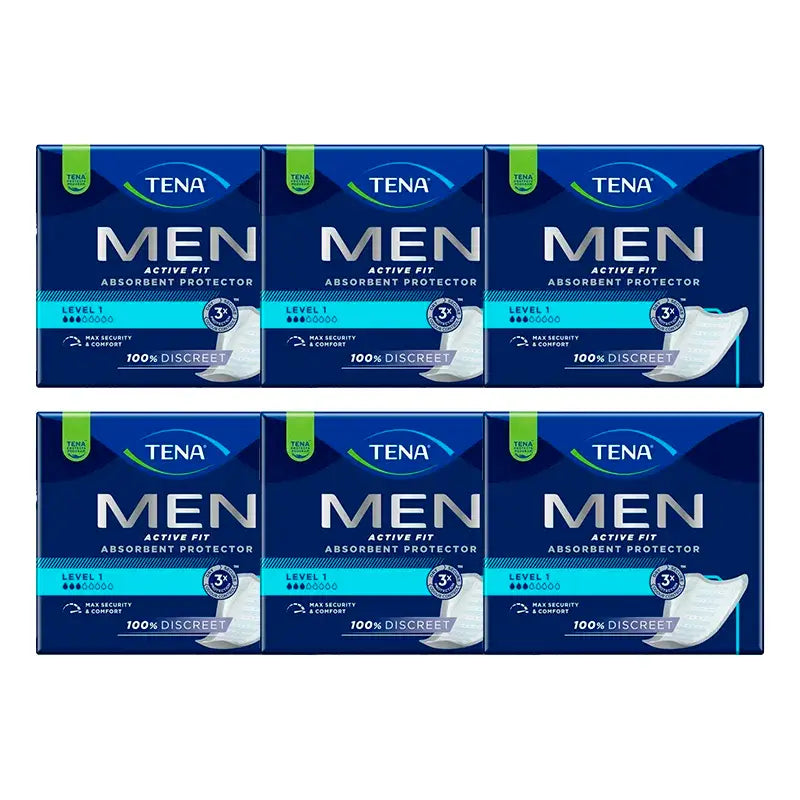 TENA Pack Men Level 1, 6 X 24 Unidades