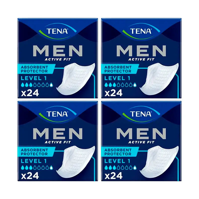 Tena Pack Men Level 1, 4 X 24 Unidades