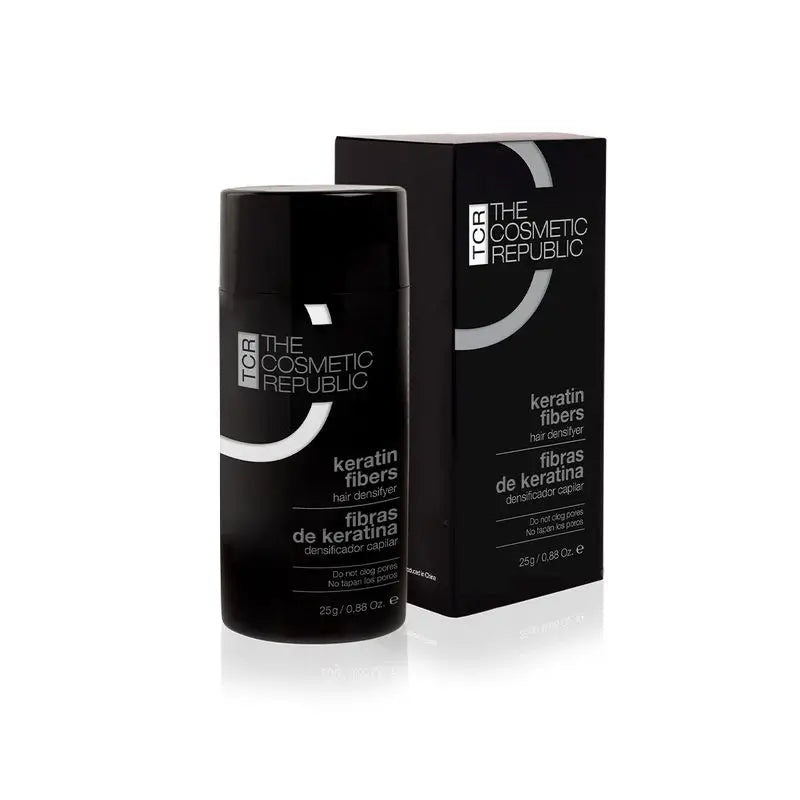 The Cosmetic Republic Fibras capilares Keratin Fibers Castaño, 25 gr
