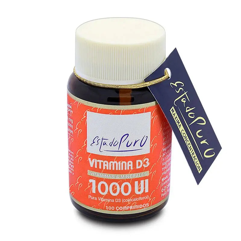 Tongil Estado Puro Vitamina D3 1000 Ui, 100 Comprimidos