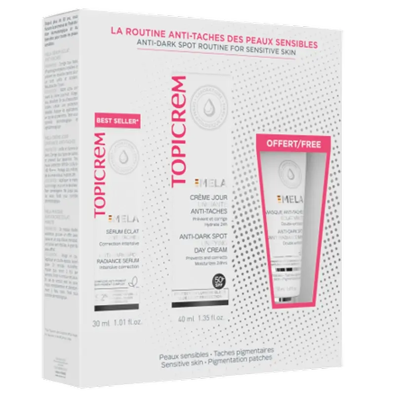 Topicrem Cofre Mela Sérum 30 Ml + Crema De Día 40 Ml + Mascarilla 50 Ml